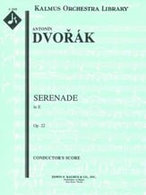 Serenade for Strings, Op. 22 Orchestra sheet music cover